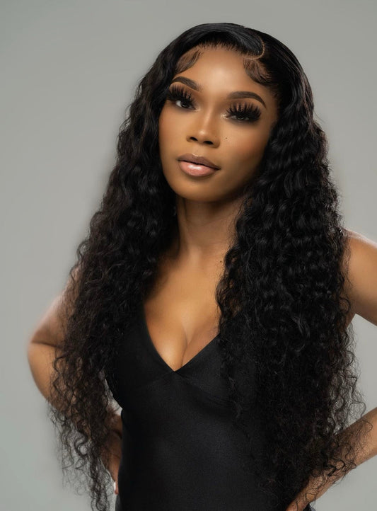 5x5 Deep Wave Lace Closure Wig