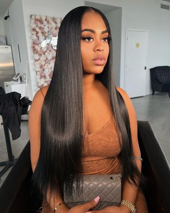 5x5 Straight Lace  Closure Wig