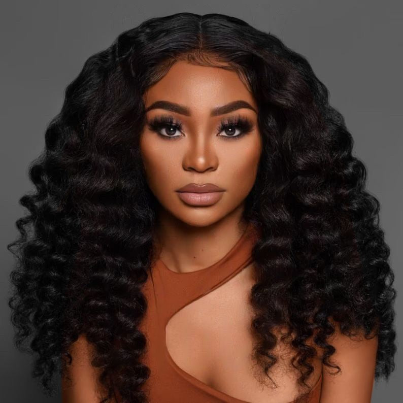 4x4 Deep Wave Lace Closure Wig