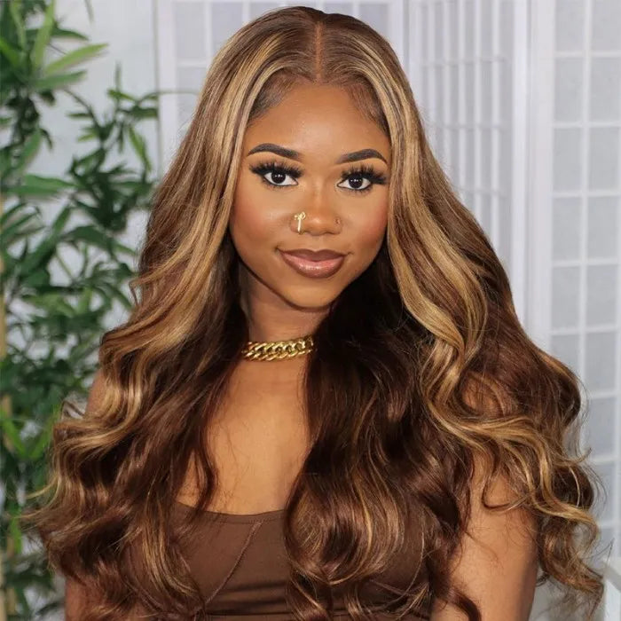 Body Wave  Highlight 13X4 Lace Frontal Wig