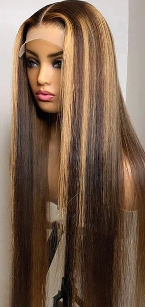 Straight Highlight 13X4 Lace Frontal Wig